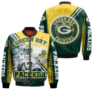 Davante Adams 17 Green Bay Packers For Fans Bomber Jacket