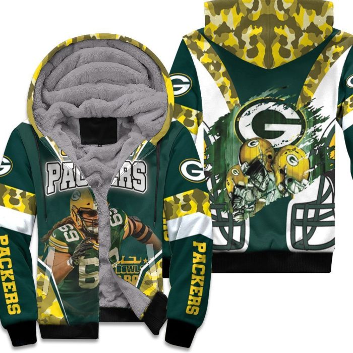 David Bakhtiari 69 Green Bay Packers Nfc North Division Champions Super Bowl 2021 Unisex Fleece Hoodie