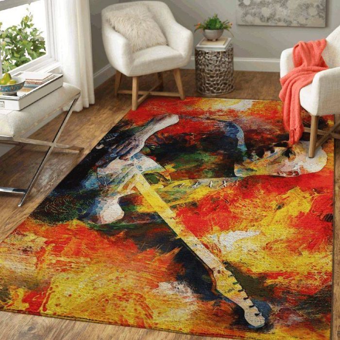 David Gilmour Pink Floyd Band Art Area Rug Living Room And Bed Room Rug