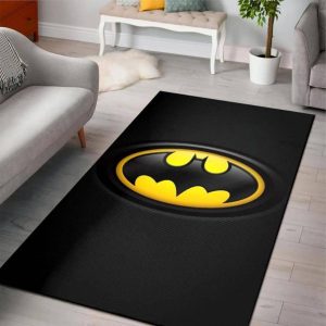 Dc Batman Area Rug Rugs For Living Room Rug Home Decor