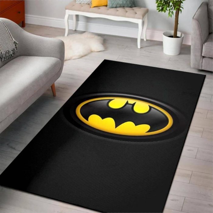 Dc Batman Area Rug Rugs For Living Room Rug Home Decor