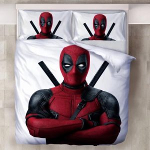 Deadpool X-Men #9 Duvet Cover Pillowcase Bedding Set Home Decor