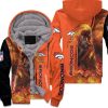 Denver Broncos Fire Horse Unisex Fleece Hoodie