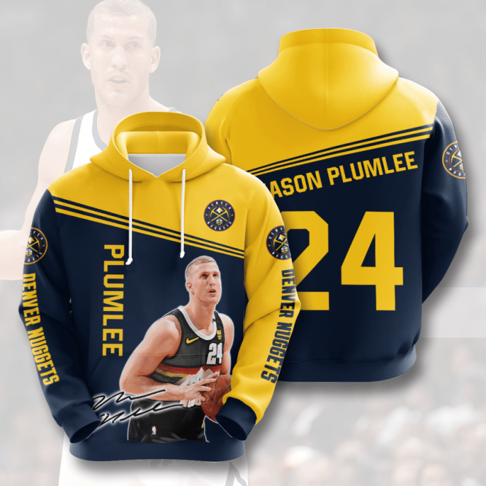 Denver Nuggets 3D Hoodie