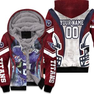 Derrick Henry 22 Tennessee Titans Super Bowl 2021 Afc South Champions Personalized Unisex Fleece Hoodie