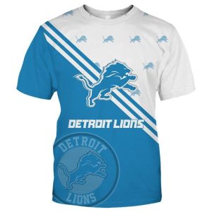 Detroit Lions 18 Gift For Fan 3D T Shirt Sweater Zip Hoodie Bomber Jacket