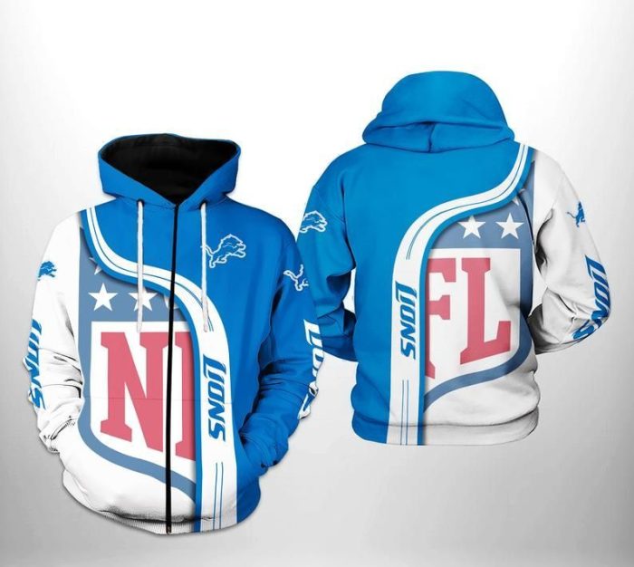 Detroit Lions 47 Gift For Fan 3D T Shirt Sweater Zip Hoodie Bomber Jacket