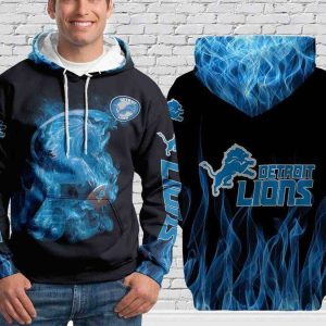 Detroit Lions 8 Gift For Fan 3D T Shirt Sweater Zip Hoodie Bomber Jacket