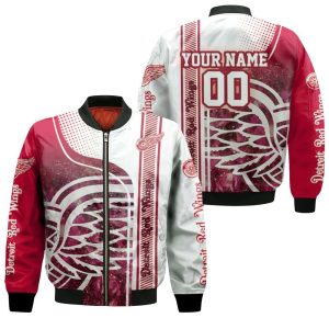 Detroit Red Wings MLB 3D Personalized Bomber Jacket