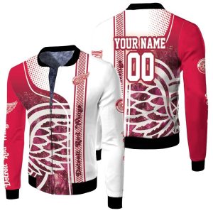 Detroit Red Wings MLB 3D Personalized Fleece Bomber Jacket