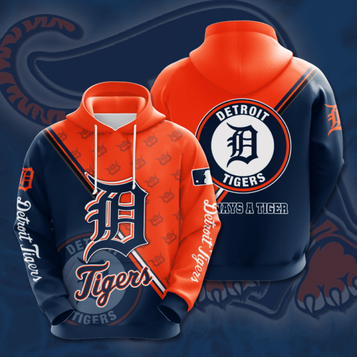 Detroit Tigers 3D Hoodie