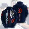 Detroit Tigers 3D Hoodie