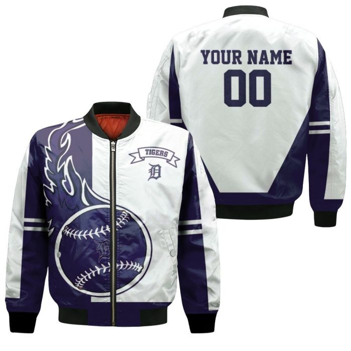 Detroit Tigers 3D Personalized Bomber Jacket