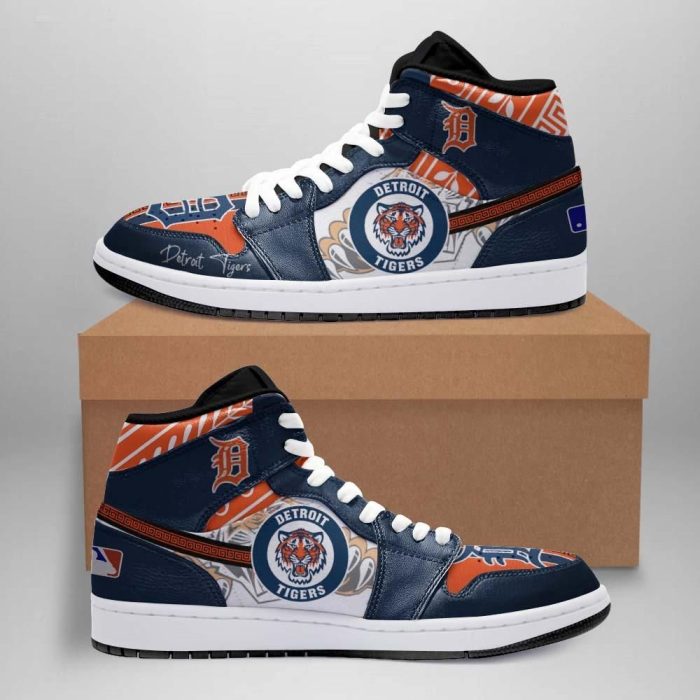 Detroit Tigers Air Jordan 1 Sport Custom Sneakers