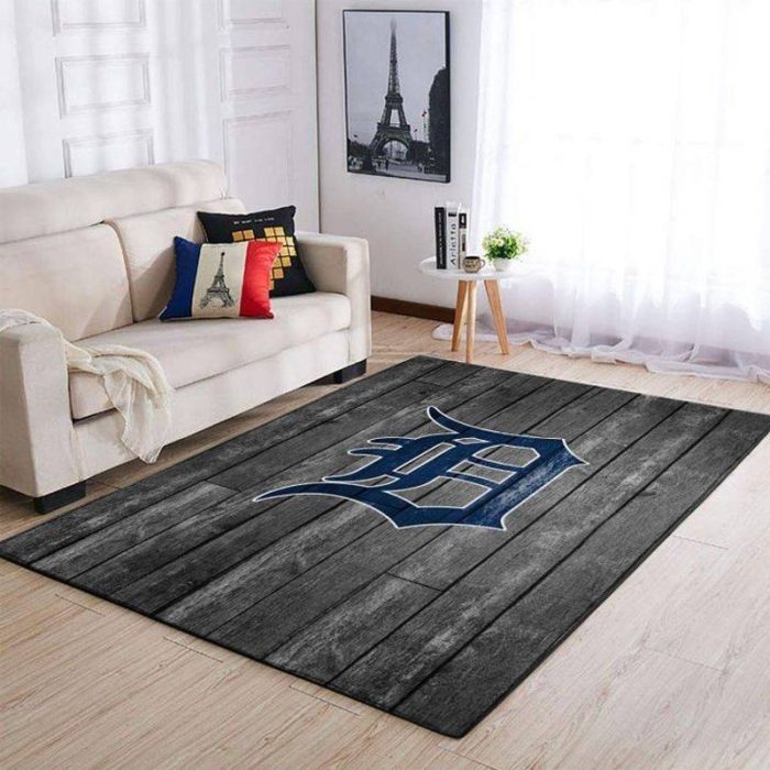 Detroit Tigers MLB 1 Area Rug Living Room And Bed Room Rug