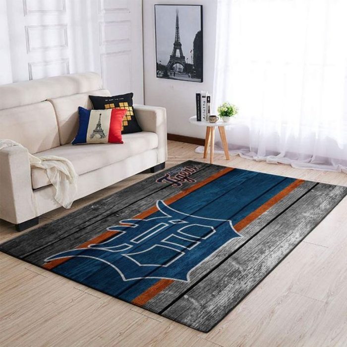 Detroit Tigers MLB 4 Area Rug Living Room And Bed Room Rug