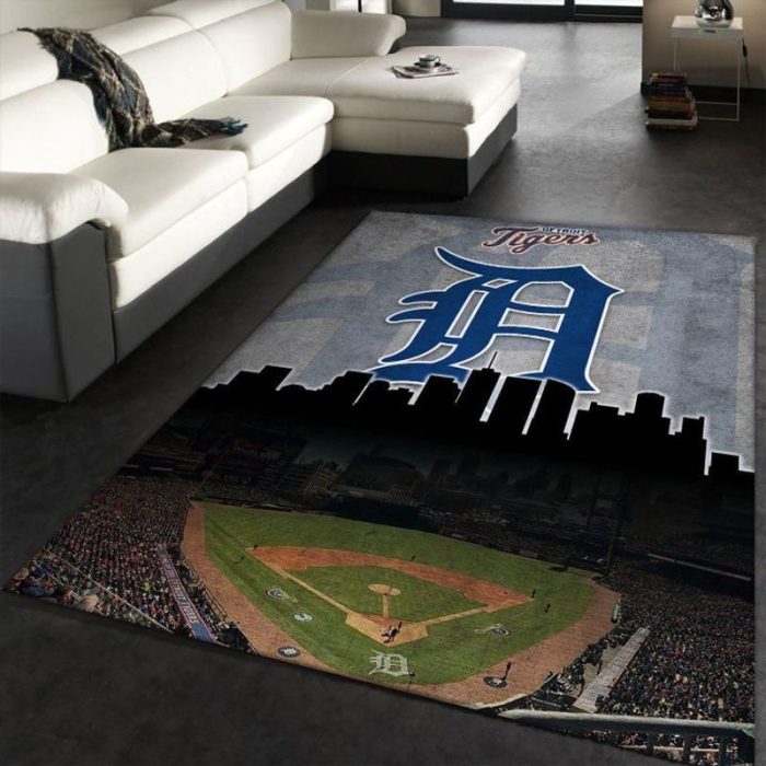 Detroit Tigers MLB 5 Area Rug Living Room And Bed Room Rug