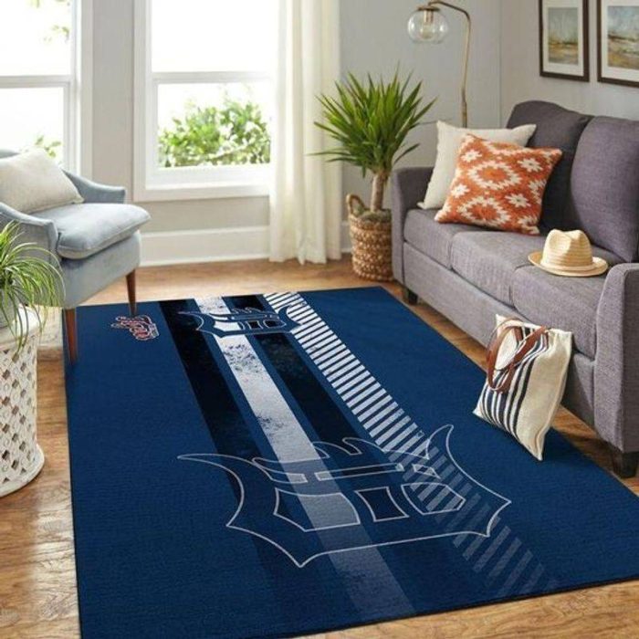 Detroit Tigers MLB 6 Area Rug Living Room And Bed Room Rug