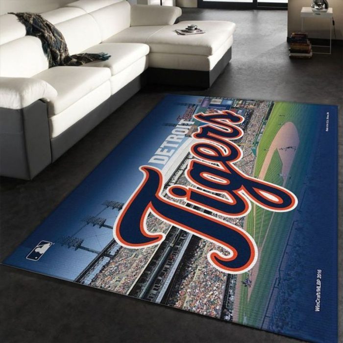 Detroit Tigers MLB 7 Area Rug Living Room And Bed Room Rug