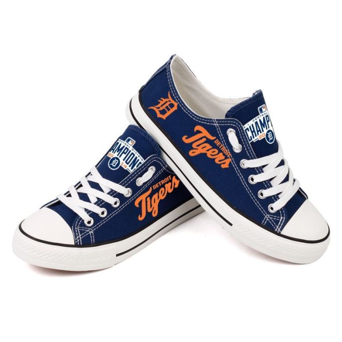 Detroit Tigers MLB Baseball 5 Gift For Fans Low Top Custom Canvas Shoes