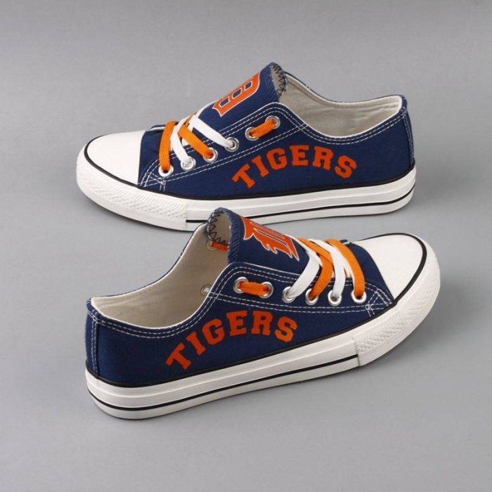 Detroit Tigers MLB Baseball 6 Gift For Fans Low Top Custom Canvas Shoes