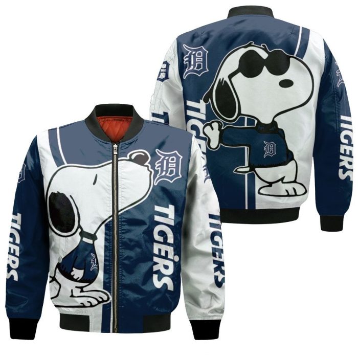 Detroit Tigers Snoopy Lover 3D Printed Bomber Jacket