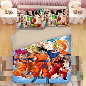 Dragon Ball Z Son Goku #1 Duvet Cover Pillowcase Bedding Set