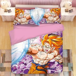 Dragon Ball Z Son Goku #20 Duvet Cover Pillowcase Bedding Set Home Bedroom Decor