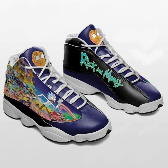 Fanmade Rick And Morty All Adventures Shoes Air Jordan 13 Sneakers