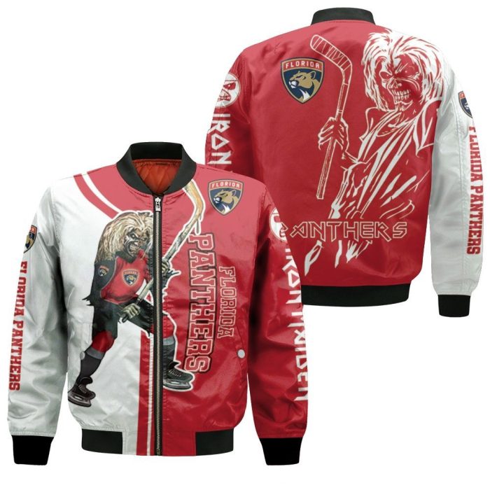 Florida Panthers And Zombie For Fans Bomber Jacket