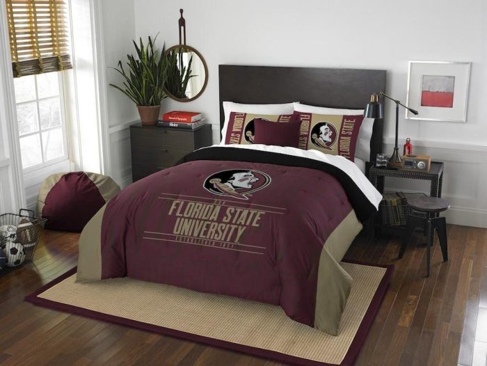 Florida State Seminoles Bedding Set - 1 Duvet Cover & 2 Pillow Cases