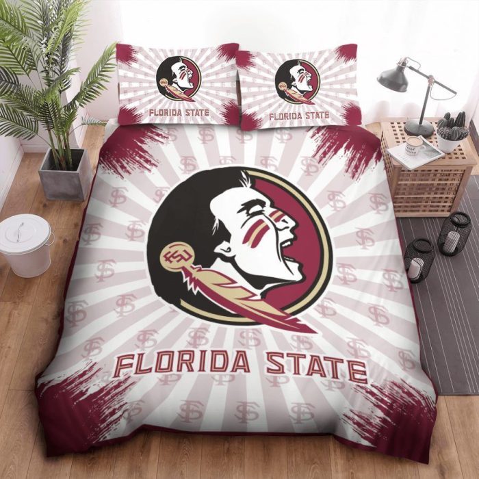 Florida State Seminoles Duvet Cover Pillowcase Bedding Set