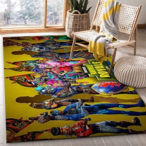 Fortnite Gaming 2 Area Rug Living Room And Bed Room Rug
