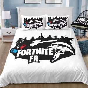 Fortnite Logo #29 Duvet Cover Pillowcase Bedding Set Home Decor