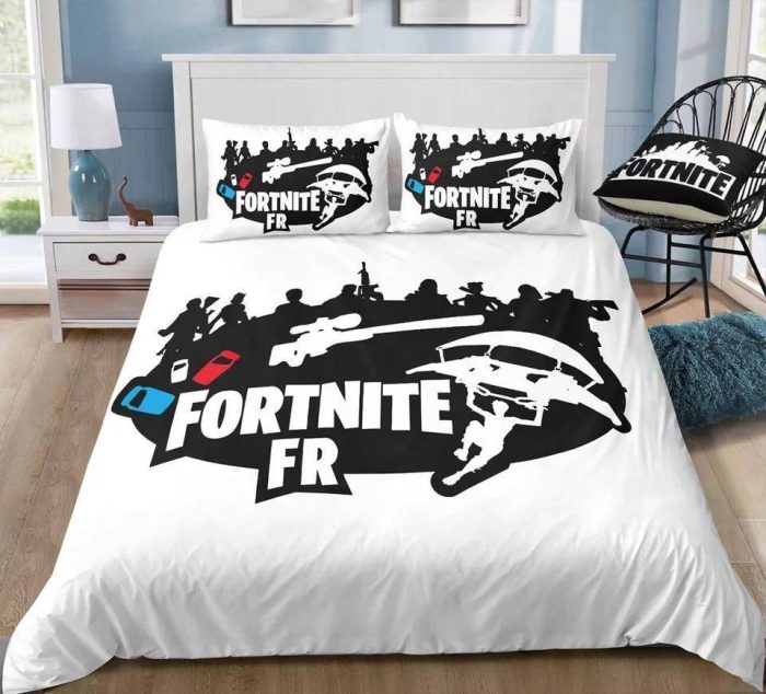 Fortnite Logo #29 Duvet Cover Pillowcase Bedding Set Home Decor