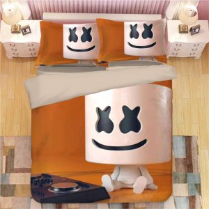 Fortnite Marshmello DJ #1 Duvet Cover Pillowcase Bedding Set