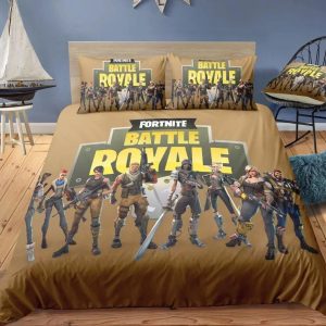 Fortnite Team #11 Duvet Cover Pillowcase Bedding Set Home Decor