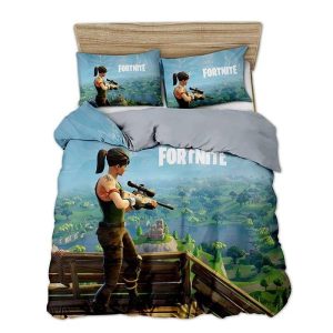 Fortnite Team #20 Duvet Cover Pillowcase Bedding Set Home Decor