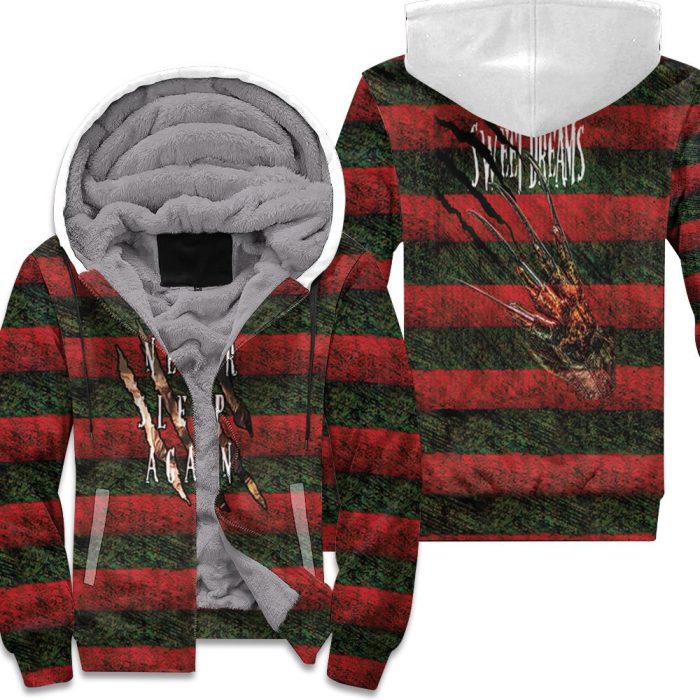 Freddy Krueger Never Sleep Again Sweet Dream Horror Film For Fan 3D Printed 3D Unisex Fleece Hoodie