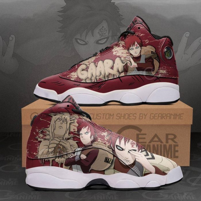 Gaara Jordan 13 Sneakers Sunagakure Naruto Custom Anime Shoes