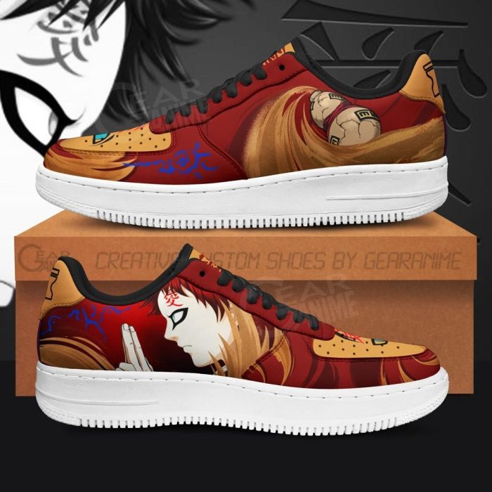 Gaara Sneaker Naruto Anime Custom Shoes Jutsu Skill