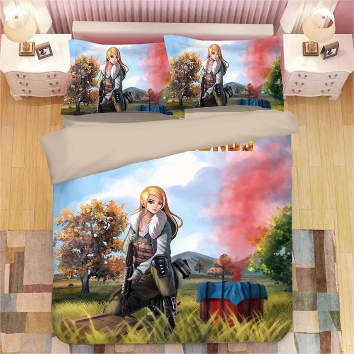 Game PUBG Playerunknown's Battlegrounds #7 Duvet Cover Pillowcase Bedding Set Home Decor