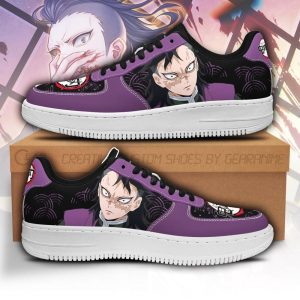 Genya Nike Air Force Shoes Unique Demon Slayer Anime Custom Sneakers