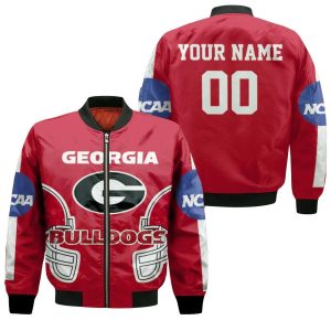 Georgia Bulldogs Ncaa Fan Mascot 3D Personalized Bomber Jacket