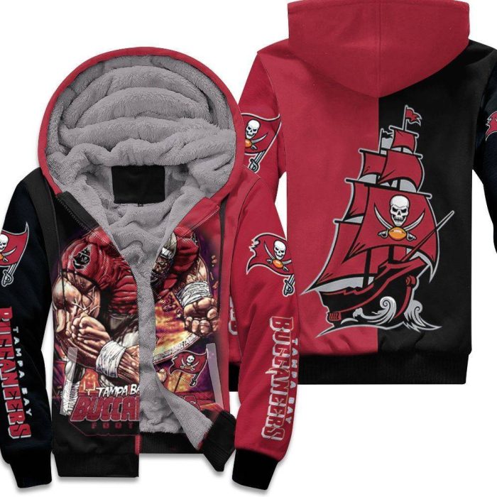 Giant Tampa Bay Buccaneers Nfc South Division Champions Super Bowl 2021 Unisex Fleece Hoodie