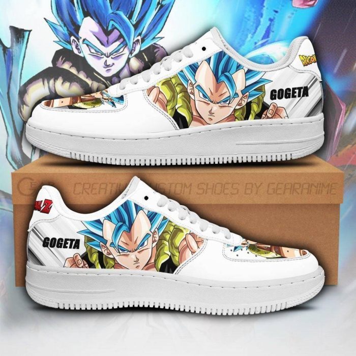 Gogeta Nike Air Force Shoes Unique Dragon Ball Z Anime Custom Sneakers