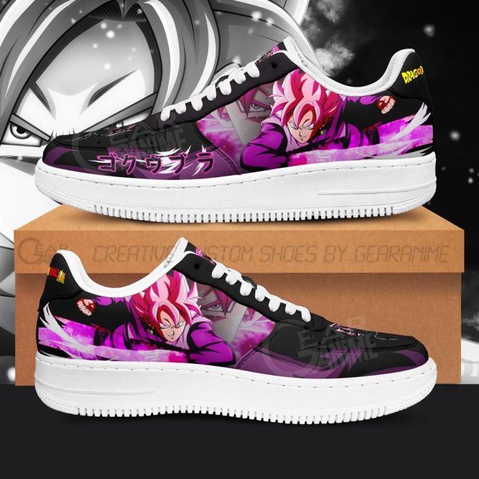 Goku Black Rose Shoes Dragon Ball Super Anime Custom Shoes