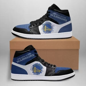 Golden State Warriors 2 NBA Air Jordan 1 Sport Custom Sneakers