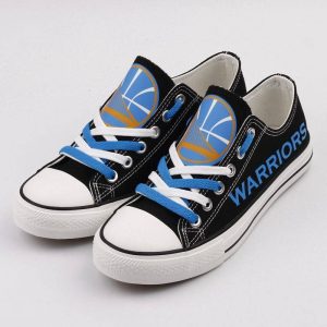 Golden State Warriors NBA Basketball 3 Gift For Fans Low Top Custom Canvas Shoes
