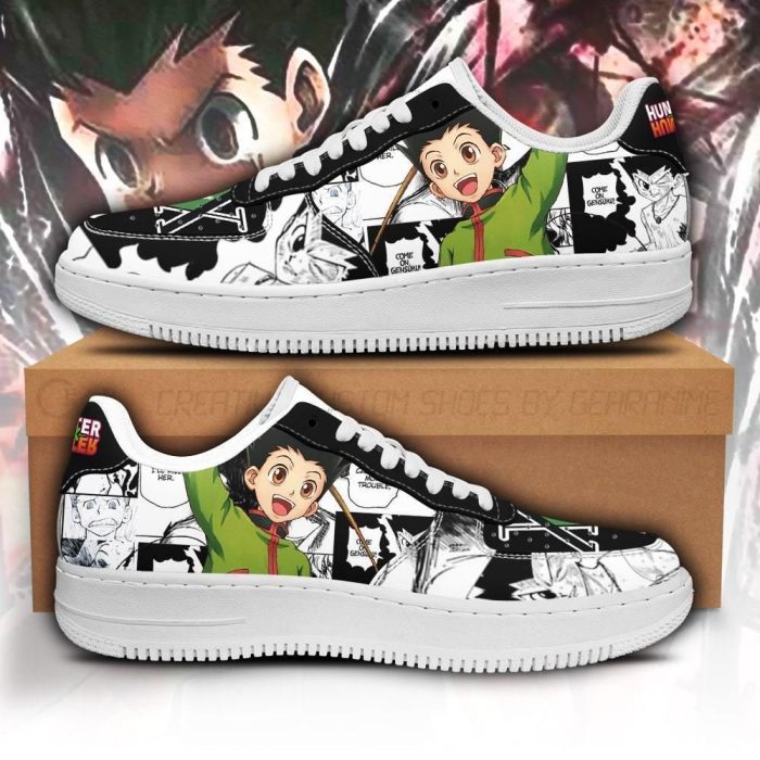 Gon Air Force Sneakers Custom Hunter X Hunter Anime Shoes Fan Pt05